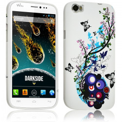 Housse Etui Coque Semi Rigide pour Wiko Darkside avec Motif  + Film de Protection