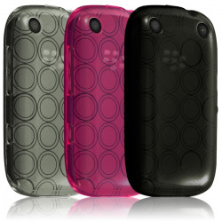 Housse Coque Gel Cercle pour BlackBerry Curve 9320 Couleur  Translucide