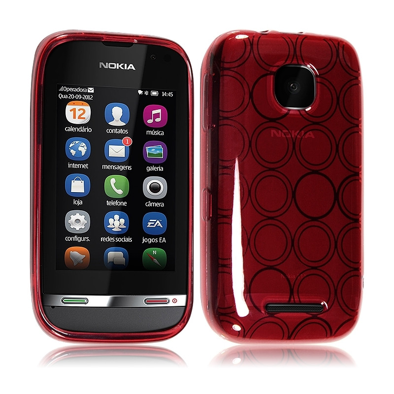 Coque Style Cercle pour Nokia Asha 311 Couleur  Translucide