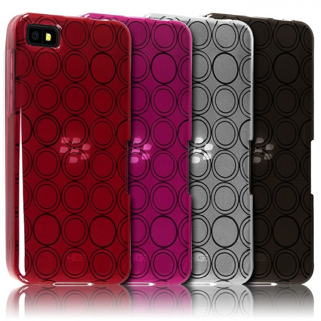 Housse Coque Style Cercle pour Blackberry Z10 Couleur  Translucide