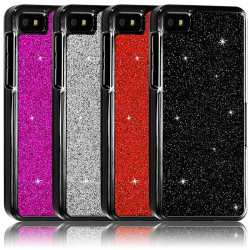 Housse Etui Coque Rigide pour BlackBerry Z10 Style Paillette Couleur 