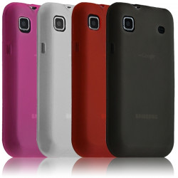 Housse étui coque gel translucide Samsung Galaxy S i9000 couleur 