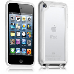 Housse Etui Coque Bumper pour Apple iPod Touch 4G couleur blanc