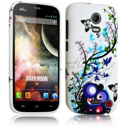 Housse Etui Coque Semi Rigide pour Wiko Darkmoon avec Motif  + Film de Protection