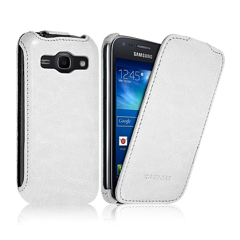 Housse Etui Coque Rigide à Clapet pour Samsung Galaxy Ace 3 Couleur  + Film de Protection