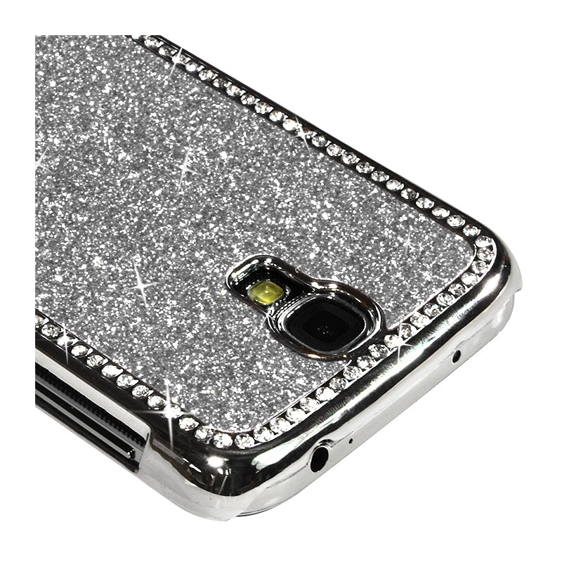 Housse Etui Coque Rigide pour Samsung Galaxy S4 Style Paillette aux Diamants Couleur 