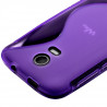 Housse Coque S-Line Couleur Violet pour Wiko Darkmoon + Film  de Protection