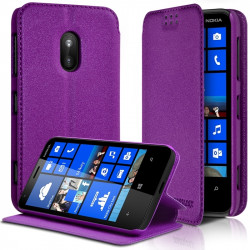 Housse Coque Etui à rabat latéral Fonction Support Couleur  pour Nokia Lumia 620 + Film de protection