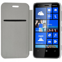 Coque Housse Etui à rabat latéral et porte-carte avec motif pour Nokia Lumia 630 + Film de protection 