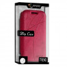 Coque Housse Etui à rabat latéral et porte-carte pour Samsung Galaxy Trend couleur Rose Fushia + Film de Protection