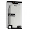 Coque Housse Etui à rabat latéral et porte-carte pour Samsung Galaxy Trend couleur Blanc + Film de Protection