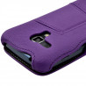 Coque Housse Etui avec Rabat Latéral Fonction Support pour Samsung Galaxy Trend couleur Violet + Film de Protection