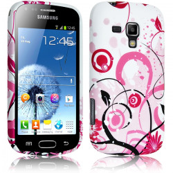 Housse Etui Coque Semi Rigide pour Samsung Galaxy Trend avec Motif HF30 + Film de Protection