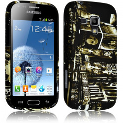 Housse Etui Coque Semi Rigide pour Samsung Galaxy Trend avec Motif KJ25 + Film de Protection