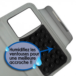 Housse Coque Etui Portefeuille Style Diamant Universel S couleur pour Motorola Moto E