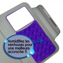 Housse Coque Etui Portefeuille Style Diamant Universel S couleur pour Motorola Moto X (1e Gen.)