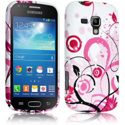 Housse Etui Coque Semi Rigide pour Samsung Galaxy Trend PLUS avec Motif HF30 + Film de Protection