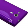 Housse Coque Etui S-Line Couleur Violet pour Sony Xperia SP + Film  de Protection