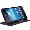 Coque Housse Etui avec Rabat Latéral Fonction Support pour Samsung Galaxy Trend PLUS couleur Violet + Film de Protection