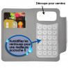 Housse Etui à Rabat Universel M Couleur pour Carrefour Smart 4.5 4G