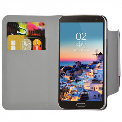 Housse Etui à Rabat Universel L Couleur pour Samsung Galaxy Grand Prime