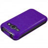 Housse Etui Coque Rigide à Clapet pour Samsung Galaxy Ace 3 Couleur Violet + Film de Protection