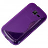 Housse Coque Etui S-Line Couleur Violet pour Samsung Galaxy Trend Lite + Film de Protection