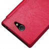Etui à rabat porte-carte pour Sony Xperia M2 couleur Rose Fushia + Film de Protection