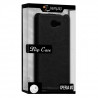 Housse Etui Coque Rigide à Clapet pour Sony Xperia M2 Couleur Noir + Film de Protection