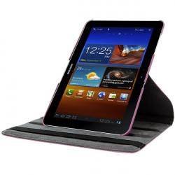 Etui Support Pour Samsung Galaxy Tab 10.1 P7500 Couleur Rose Pâle