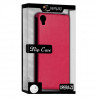 Housse Etui Coque Rigide à Clapet pour Sony Xperia Z2 Couleur Rose Fushia + Film de Protection