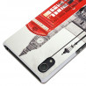 Coque Housse Etui à rabat latéral et porte-carte pour Sony Xperia Z2 avec motif KJ03B + Film de Protection