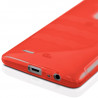  Housse Coque Etui S-Line Couleur Rose pour LG G3 + Film  de Protection