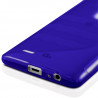 Housse Coque Etui S-Line Couleur Bleu pour Sony Xperia SP + Film  de Protection
