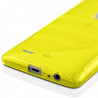 Coque S-Line Couleur Jaune Translucide pour LG G3 + Film  de Protection