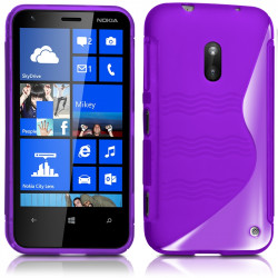  Housse Coque Etui S-Line Couleur pour Nokia Lumia 620 + Film de Protection