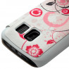 Coque Housse Etui à rabat latéral et porte-carte pour Nokia Asha 302 avec motif HF30 + Film de Protection