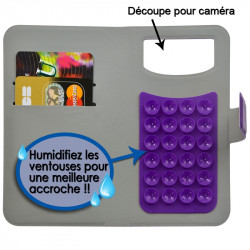 Housse Etui Coque Universel M couleur pour Samsung Galaxy Core Prime