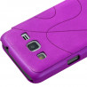 Coque Housse Etui à rabat latéral et porte-carte pour Samsung Galaxy Express 2 couleur Violet + Film de Protection