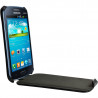 Housse Etui Coque Rigide à Clapet pour Samsung Galaxy Core couleur Noir + Film de Protection 