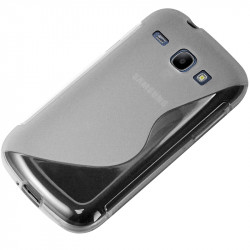 Housse Etui Coque S-Line style Translucidepour Samsung Galaxy Core + Film de Protection 