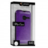 Housse Etui Coque Rigide à Clapet pour Alcatel One Touch Tribe 3040D couleur Violet + Film de Protection 