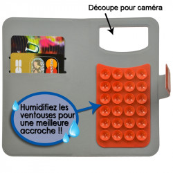 Housse Etui Coque Universel L couleur pour Microsoft Lumia 640 LTE