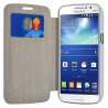 Etui Porte-Carte blanc pour Samsung Galaxy Grand 2 (G7105) + Film de Protection