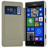 Coque Housse Etui à rabat latéral et porte-carte pour Nokia Lumia 625 avec motif KJ22 + Film de Protection
