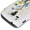 Coque Housse Etui à rabat latéral et porte-carte pour Samsung Galaxy Trend  avec motif HF01 + Film de Protection