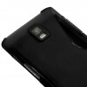 Housse Etui Coque S-Line couleur Noir pour Huawei Ascend P1 + Film de Protection 
