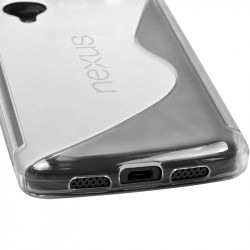 Housse Etui Coque S-Line Style Translucide pour LG Google Nexus 5 + Film de Protection 
