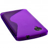 Coque S-Line couleur Violet pour LG Google Nexus 5 + Film de Protection 