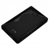 Housse Etui Coque S-Line couleur Noir pour Nokia Asha 503 + Film de Protection 